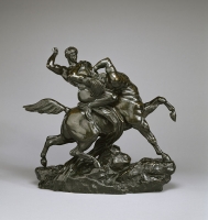Лапиф, сражающийся с кентавром. Скульптура Антуана-Луи Бари