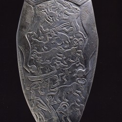 Оксфордская палетка. Реверс. Нехен, Египет. 3150 г. до н.э. (Эшмоловский музей, E3294)