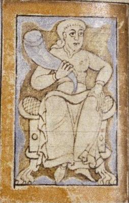 Люди с сияющими глазами. Рукопись Бодлеянской библиотеки (MS. Bodley 614, fol. 043v.)