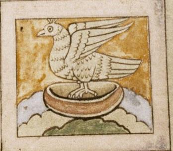 Феникс. Рукопись Бодлеянской библиотеки (MS. Bodley 614, fol. 047r.)