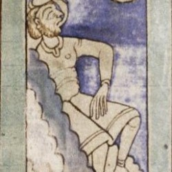 Амиктир. Рукопись Бодлеянской библиотеки (MS. Bodley 614, fol. 050v.)
