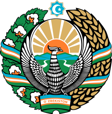 Волшебная птица Хумайя на гербе Узбекистана