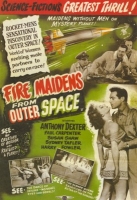 Британский (предположительно) постер фильма "Огненные девы из космоса" (Fire Maidens from Outer Space, 1956)