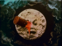 Кадр из фильма "Путешествие на Луну" (Le voyage dans la lune, 1902)