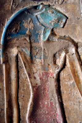 Львиноголовая богиня в погребальном храме Рамсеса III