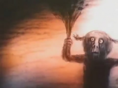 Банник. Кадр из мультфильма "Нюркина баня" (1995)