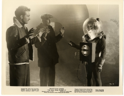 Лобби-карточка к фильму "Пришелец с планеты Икс" (The Man from Planet X, 1951)