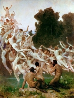 Ореады. Картина Адольфа Вильяма Бугро (1902)