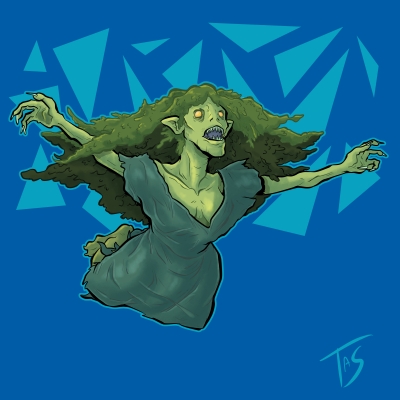 Дженни Зеленые Зубы. Иллюстрация Трэйси Шепарда