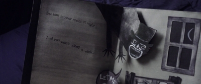 Книга о Бабадуке. Кадр из фильма "Бабадук" ("The Babadook", 2014)