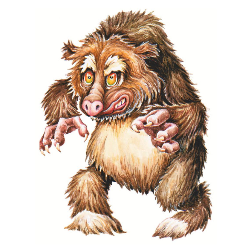 Багбир из книги "Загадочные существа" | Bestiary.us