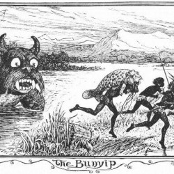 Буньип. Иллюстрация Г.Дж.Форда из "The Brown Fairy Book" (1904)