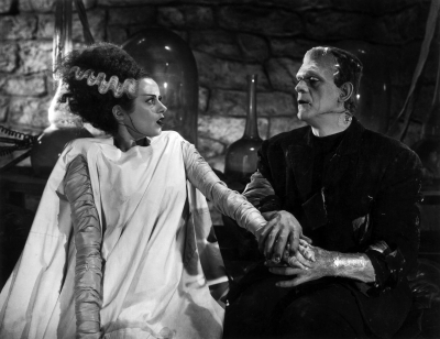 Чудовища Франкенштейна. Кадр из фильма "Невеста Франкенштейна" (1935)