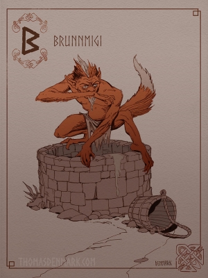 Бруннмиги. Иллюстрация Томаса Денмарка