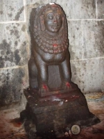 Пурушамрига. Изваяние в храме Шри Шивы Натараджа в Чидамбараме
