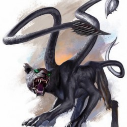 Displacer Beast из бестиария четвертой редакции AD&D