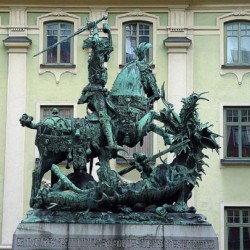 Стокгольмский "Святой Георгий и Дракон (Sankt Goran och Draken)" работы Б.Нотке