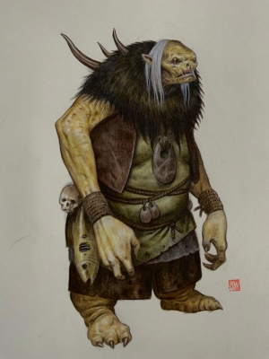 Дзивожёна. Иллюстрация Джона Уигли