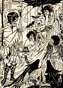 "Empuse". Aubrey Beardsley