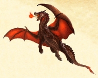 Европейский дракон. Иллюстрация Карлоса Эулефи