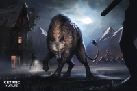 Жеводанский зверь. Иллюстрация Евгения Швенка к настольной игре "Cryptic Nature"