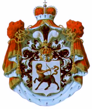 Гиппоцентавр на гербе рода Ольшанских-Гедройц