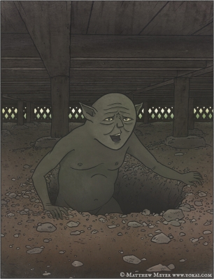 Гэя-нюдо. Иллюстрация Мэтью Мэйера