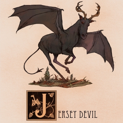 Джерсийский дьявол. Иллюстрация Натана Андерсона (Nathan J. Anderson, "Deimos-Remus")