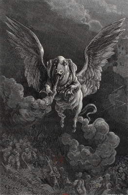 Мардигра. Гравюра Гюстава Доре (1873) к роману Франсуа Рабле "Гаргантюа и Пантагрюэль"