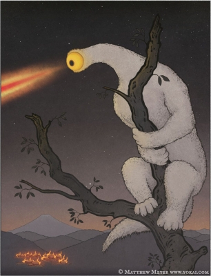 Мэ кара хикари-о ханацу идзю. Иллюстрация Мэтью Мэйера