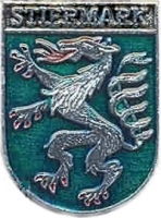 Геральдическая пантера на гербе Штирии (значок)