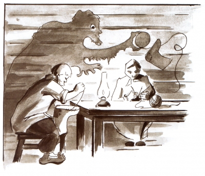 Пастень. Иллюстрация Ольги Черепановой