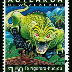 Те Нгарара Хуарау на новозеландской марке
