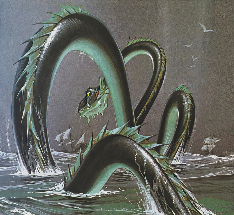 Морской змей (Sea Serpent). 