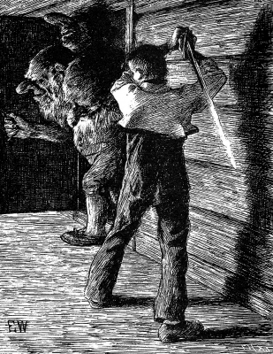 Иллюстрация Эрика Вереншёлля к сказке "Замок Сориа-Мориа" (Soria Moria slott), 1897