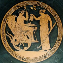 Триптолем и Деметра, Лувр, 5 век до н.э.