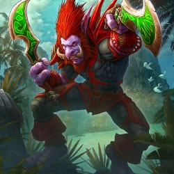 Тролль. Иллюстрация Керема Бийта к игре "World of Warcraft"