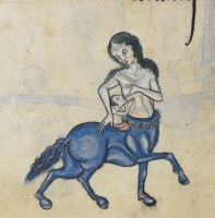 Кентавресса. Маргиналия средневековой псалтыри (Рукопись британской библиотеки Add MS 62925, fol.58v)