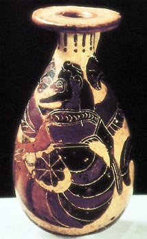 "Тифон". Греческая ваза, 600 год до н.э.