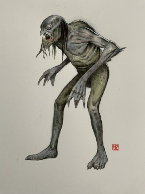 Водяной. Иллюстрация Джона Уигли