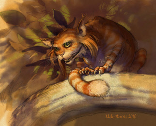 Чеширский кот. Иллюстрация Ника Харриса